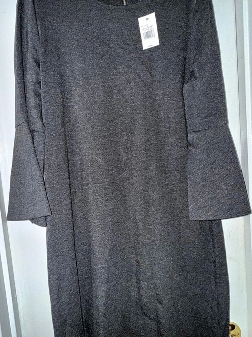 The Limited Gray Bell Sleeve Dress NWT